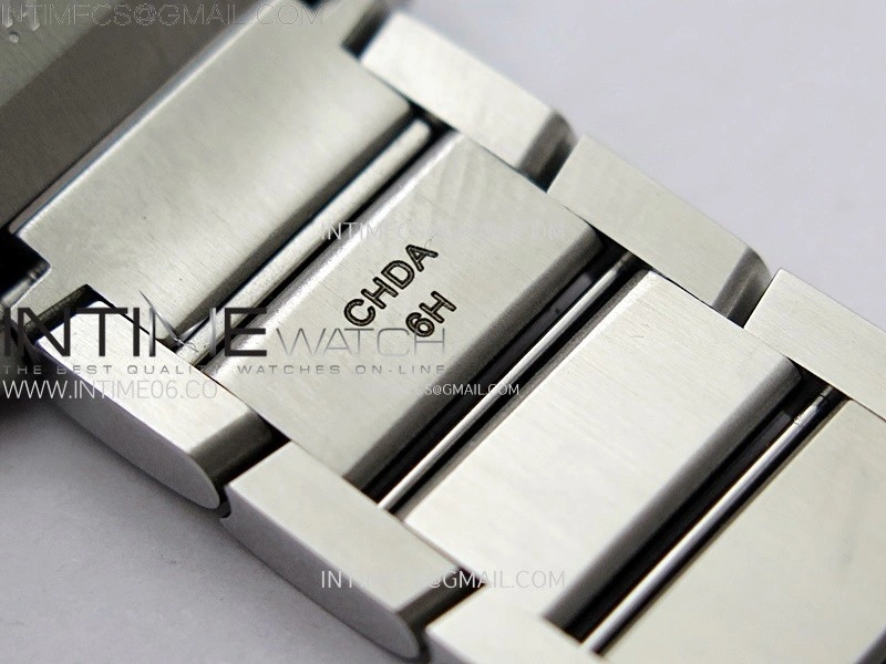 Tank Francaise Ladies 21.2mm SS 8848F 1:1 Best Edition Silver Dial on SS Bracelet Ronda Quartz